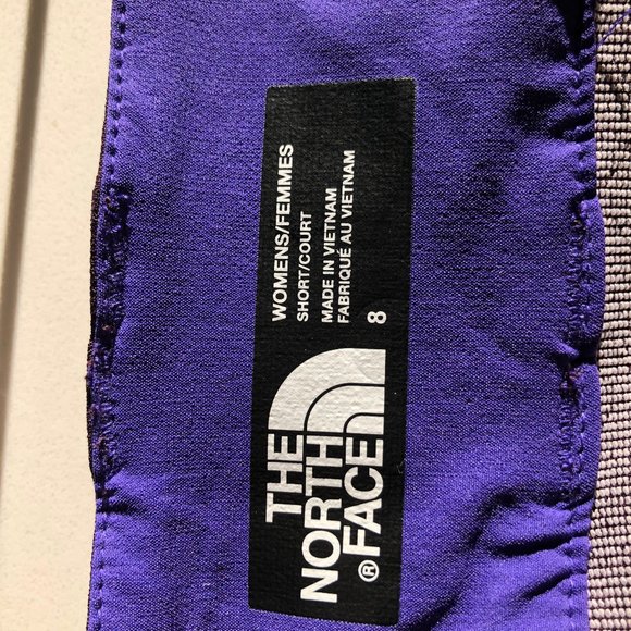 The North Face purple and black stretchy hiking pants Womens Size 8 NWOT - Picture 6 of 7